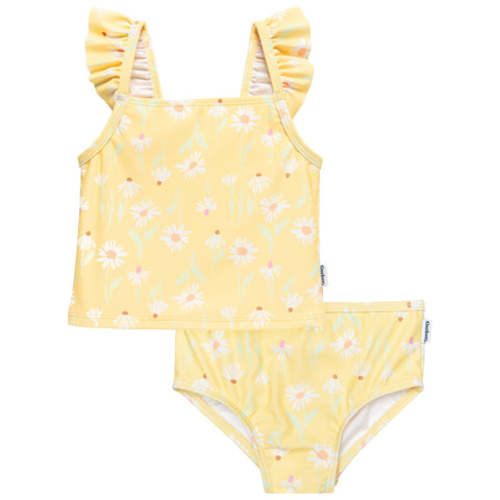 2-Piece Toddler Girls UPF 50+ Daisies Swimsuit Set