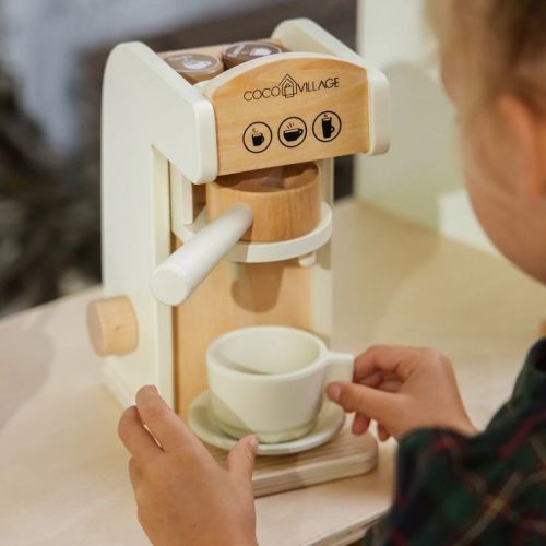 Coco Village Wooden Coffee Maker