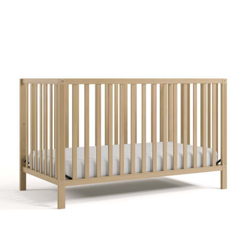 Storkcraft Morningside 5-in-1 Convertible Baby Crib, Driftwood