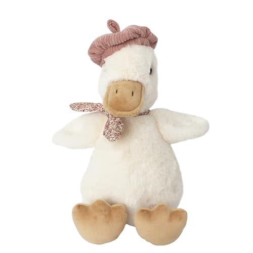 MON AMI Colette The Duck Stuffed Animal – 12 Inches Soft & Huggable Plush Toy | Cute Nursery & Room Décor Accent | Adorable Gift for Baby Showers, Birthdays & All Ages