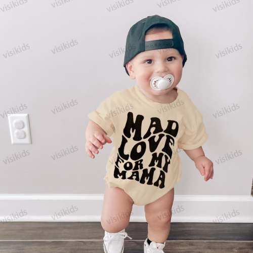 Baby Mad Love For My Mama Romper