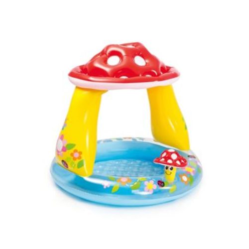 Inflatable Mushroom Water Play Center Kiddie Baby Swimming Pool Ages 1-3