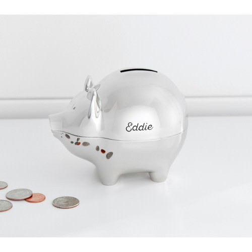 Mark & Graham x pbk Silver Piggy Bank