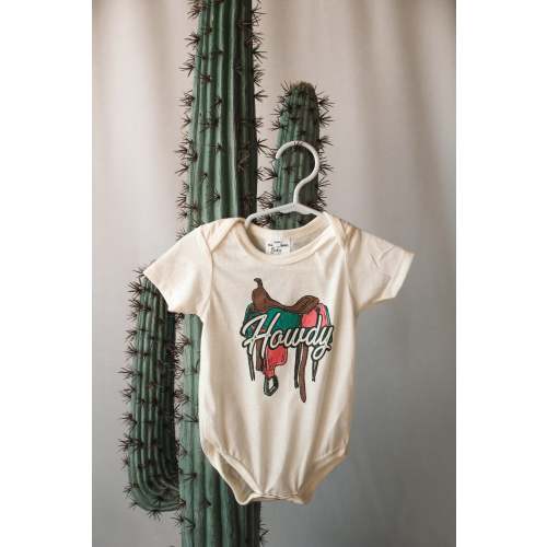 3-6M Howdy Saddle Tee