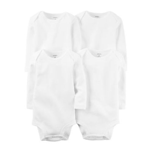 Carter's Baby Unisex Crew Neck Long Sleeve 4-pc. Bodysuit