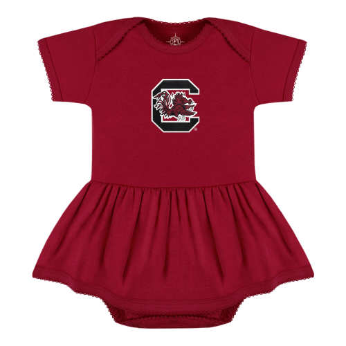 South Carolina Gamecocks Picot Bodysuit Dress | College Baby