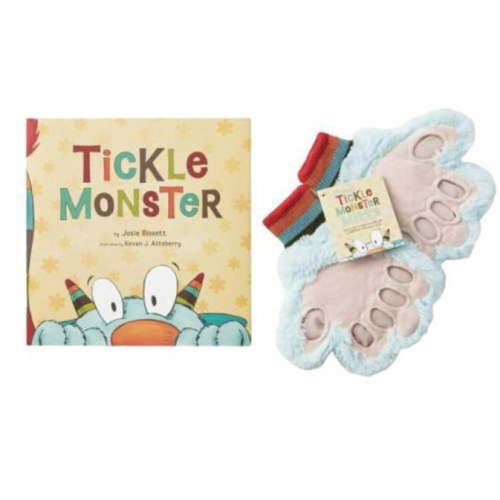 Josie Bissett's Tickle Monster Laughter Kit with Tickle Mitts, Hardcover, 36 Pages