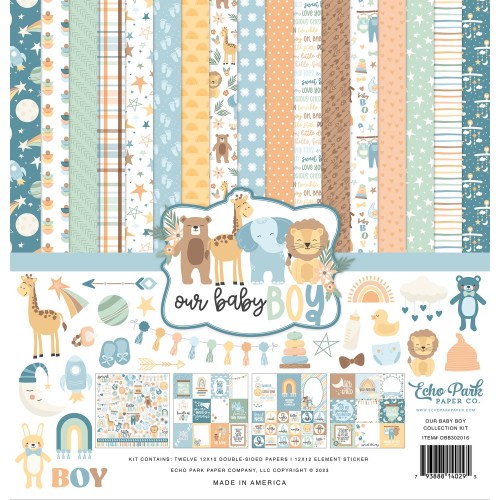 Our Baby Boy 12x12 Collection Kit