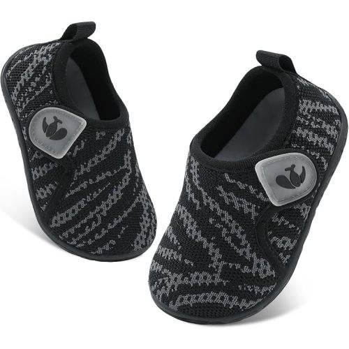 FEETCITY Baby Boys Girls First Walking Shoes Infant Sneakers Crib Shoes Slip On Shoes