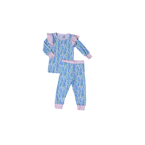 Sweet Blue Floral Pajamas