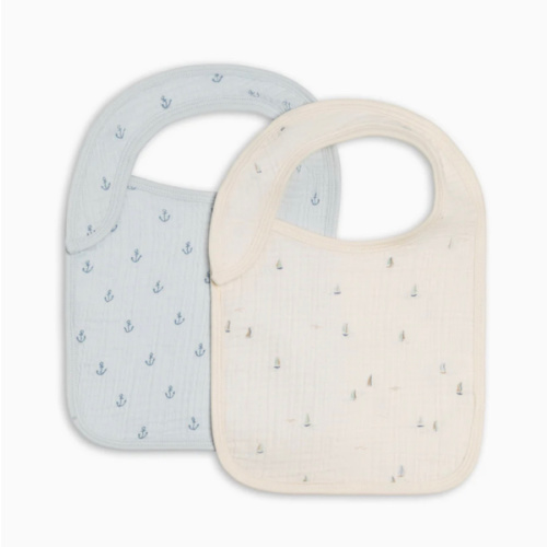 2-Pack Muslin Bibs