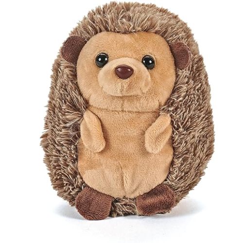 The Petting Zoo Hedgehog Stuffed Animal Plushie, Gifts for Kids, Wild Onez Babiez Wildlife Animals, Hedgehog Plush Toy 6 inches