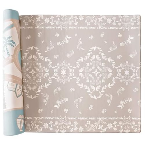 The Shwally PlayMat - Soft Baby Play Mat - Reversible Foam Floor Mat - Waterproof, Wipe-Clean, Durable, Non-Toxic and Hypoallergenic - Large (6.5' X 4.5')