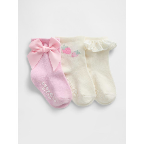 Baby Foldover Socks (3-Pack)