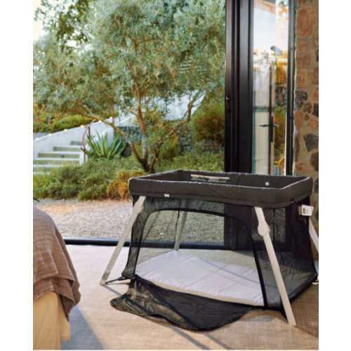Guava Lotus Everywhere Travel Crib - Everyday Essentials Set / FunShade Color Gray