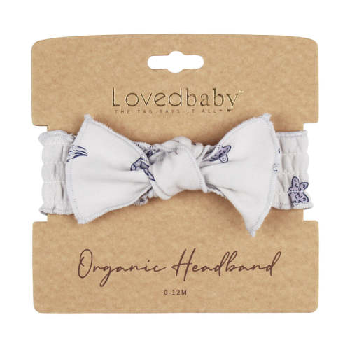 Sea Turtle | Organic Smocked Headband 0-12m