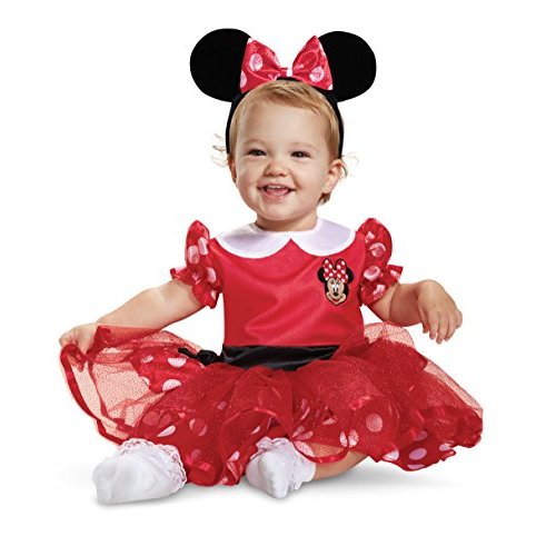 Disney Baby Minnie Mouse Infant Costume, Red