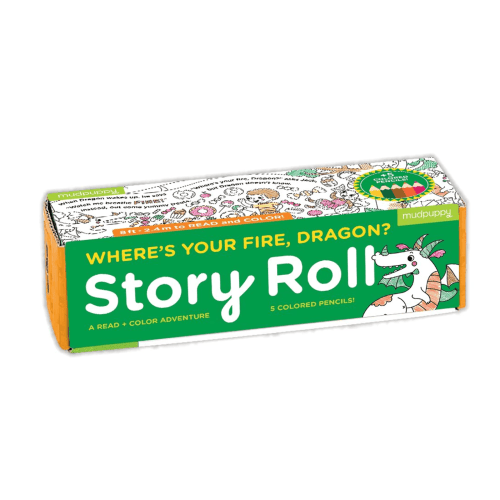 Coloring Story Roll - Where's Your Fire, Dragon?
