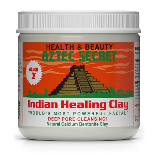 Aztec Secret– Indian Healing Clay 1 lb – Deep Pore Cleansing Facial & Body Mask – The Original 100% Natural Calcium Bentonite Clay – New Version 2