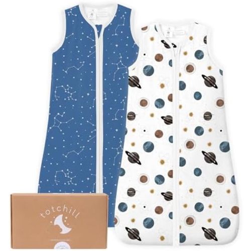 Baby Sleep Sack, 1.0 TOG Cozy Wearable Blanket, Soft Sleeping Bag with Zipper, Toddler Sleep Sack 0-3-6-12-24-3T
