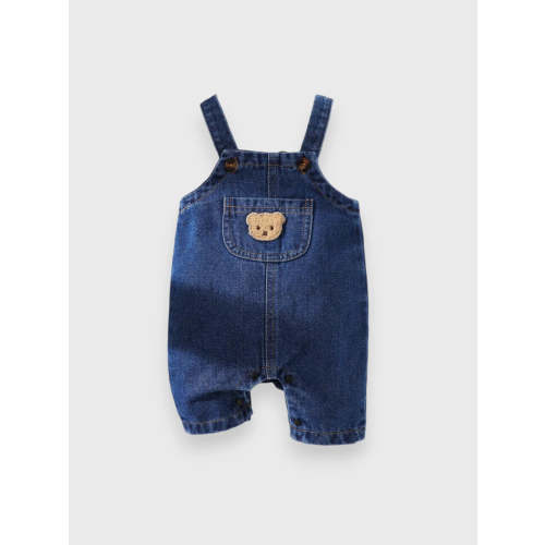 Baby Bear Patch Denim Overall