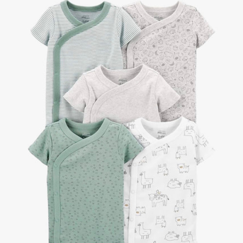 Simple Joys by Carter's unisex-baby 5-pack Side Snap Short-sleeve Bodysuit