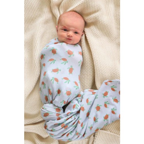 Bamboo Waffle Oversized Swaddle Blanket | Coastal Cruisers