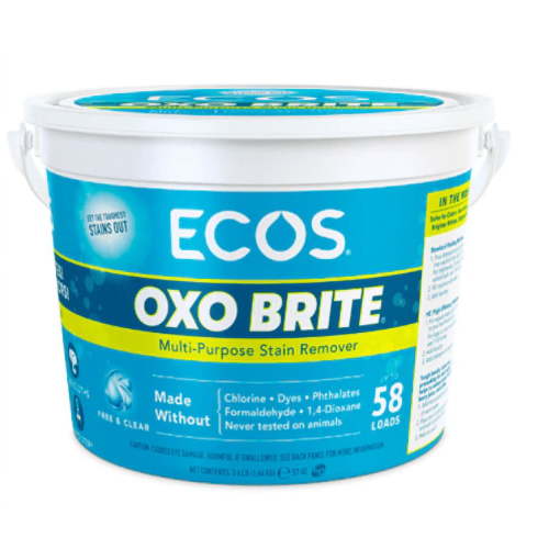 Earth Friendly Ecos Oxo Brite for Laundry and Stain Removal Free & Clear 3.6 lbs