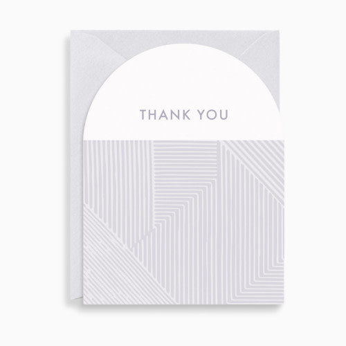 Paper Source Diecut Arch Thank You Card Set (10)