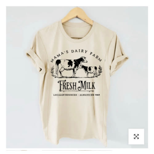 Mama's Dairy Farm Breastfeeding T-Shirt