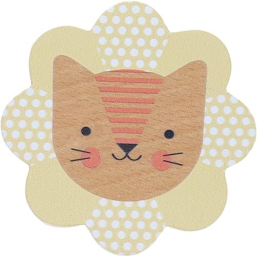 Petit Collage Friends Lion Rattle