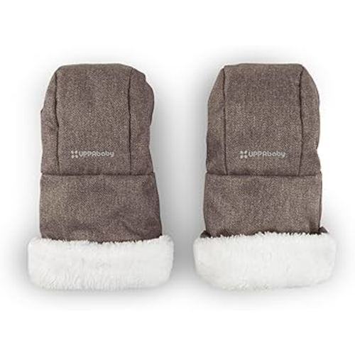 UPPAbaby CozyHandmuff - Easily Attaches to Stroller Handlebars - Ultra-Plush, Weather-Proof Hand Protection - Owen (Mocha Mélange)