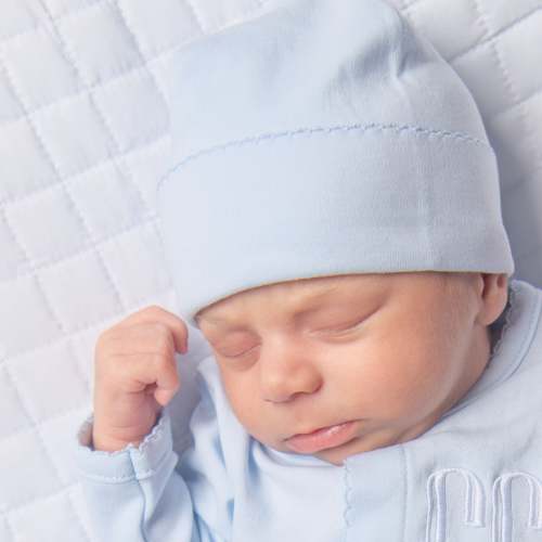 Magnolia Baby Boy Essentials Solid Blue Hat