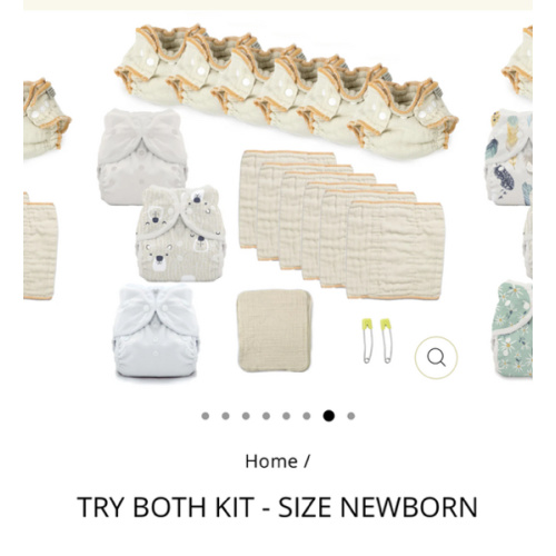 Try Both Cloth Diaper Kit size newborn