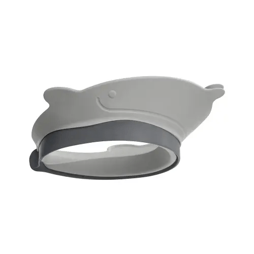 Skip Hop Baby Shower Cap, Moby Bath Visor, Grey