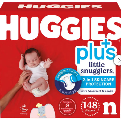 Huggies Plus Diapers Size Newborn | Costco