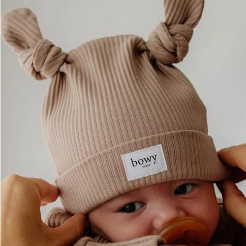 Double Knot Beanie - Chocolate