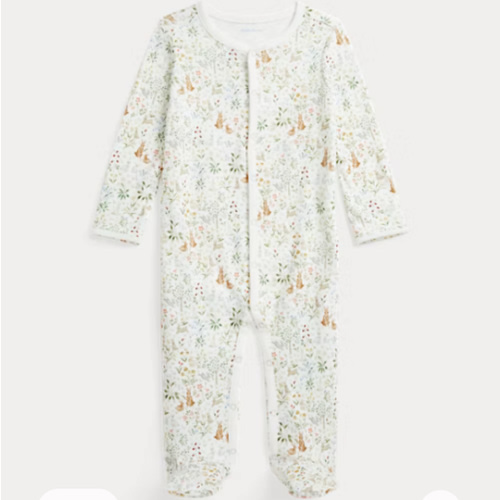RL Baby x Riley Sheehey Cotton Coverall - Newborn