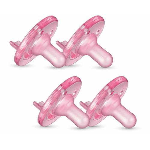 Philips Avent Soothie Pacifier, Pink, 3+ Months, 4 Pack
