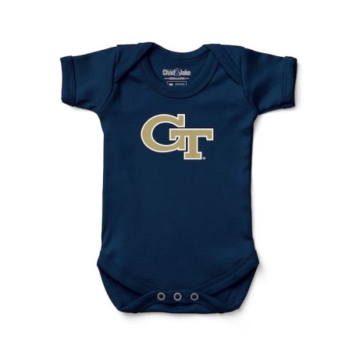 Newborn & Infant Chad & Jake Navy Georgia Tech Yellow Jackets Bodysuit
