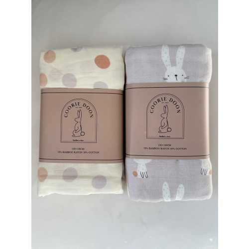2-Pack - Premium Baby Swaddle Blanket by Coorie Doon