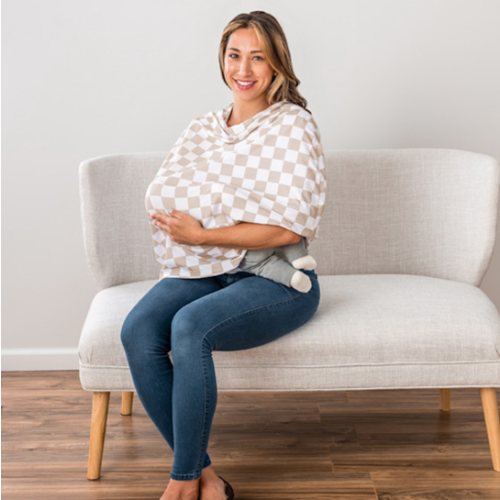 Itzy Ritzy Mom Boss 4-in-1 Nursing Cover - Tan