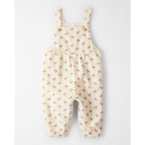 3-6 Baby Girl Organic Cotton Corduroy Overalls in Garden Bloom Print - Little Planet | Carter's