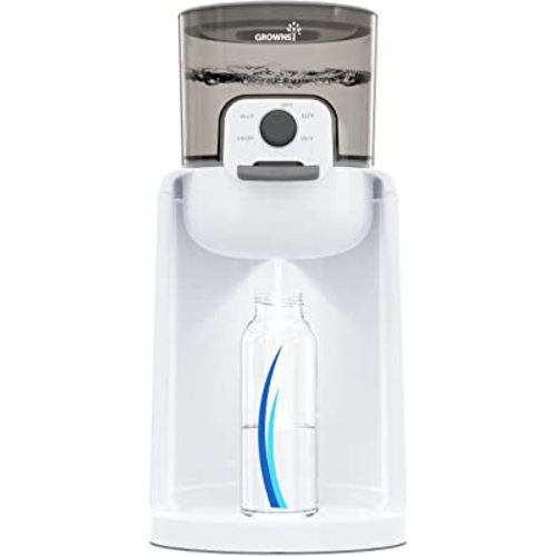 GROWNSY Instant Baby Bottle Warmer, Precise 4 Temperatures Control | Night Light, Midnight Feeding | Warm Water Dispenser for Formula in Seconds | 72H Smart Thermostat, Easy Keep Warm