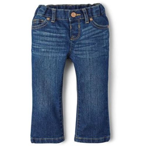 The Children's Place Baby Girls Basic Bootcut Jeans Denim 9-12 M