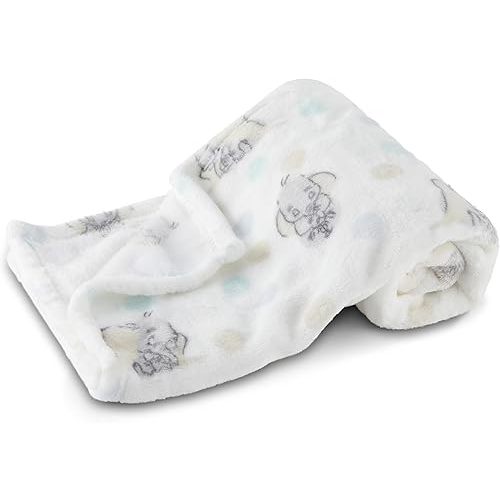 Disney Characters Flannel Fleece Baby Blanket - Soft & Cozy 30x40 Inches, Featuring Mickey Mouse, Minnie Mouse, Winnie The Pooh, and Dumbo