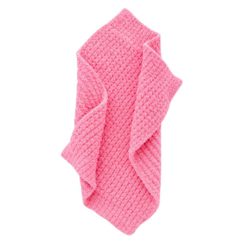 Phufy® Bliss Waffle Mini Blanket, Cotton Candy Pink