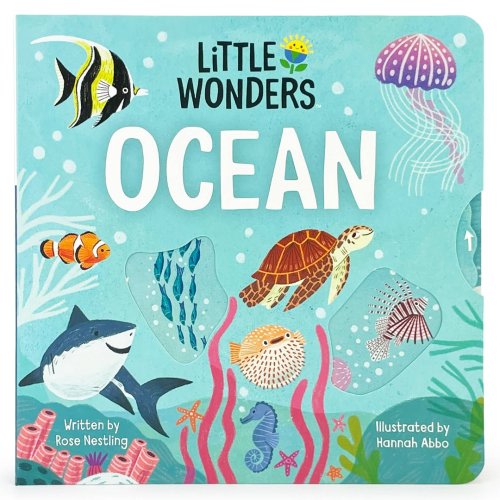 Cottage Door Press - Little Wonders: Ocean Interactive Board Book