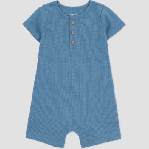 Carter's Just One You® Baby Boys' Thermal Romper - Blue 3M