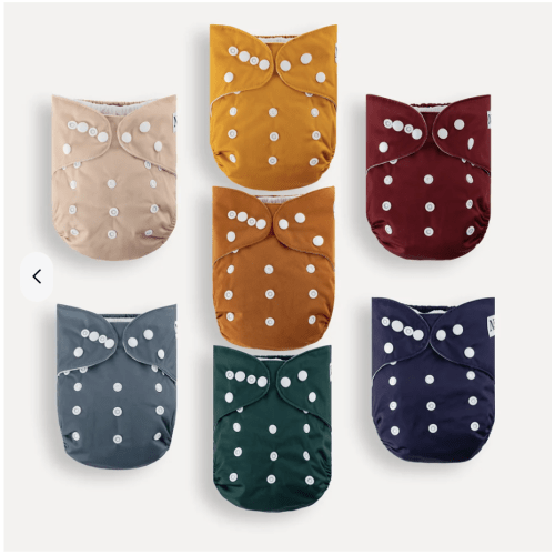 Nora's Nursery Cloth Diaper Set - "Pacific Neutrals"